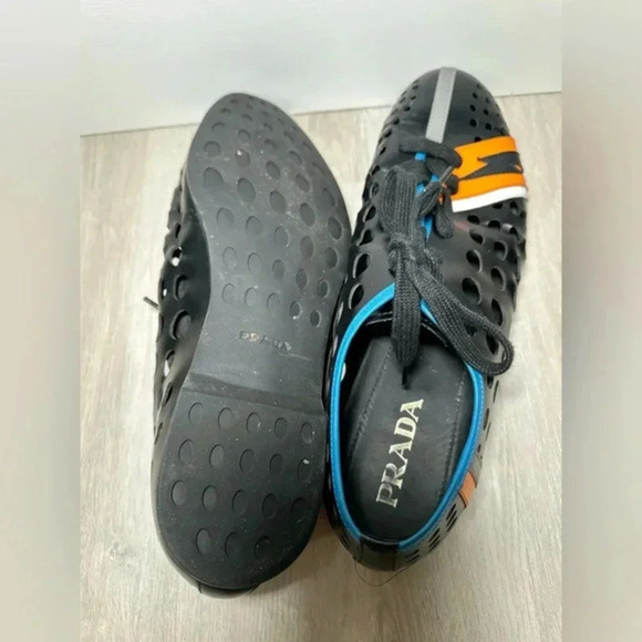 Prada lace up summer lace up shoes Multiple colors Sz 9 - Picture 8 of 10